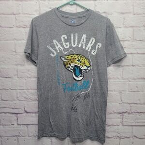 NEW Autographed Jacksonville Jaguars Tshirt‎ Mens M Signed Smith Ramsey NFL